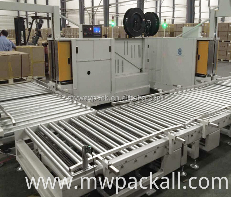 High performance fully auto side seal strapping machine/pallet strapping machine